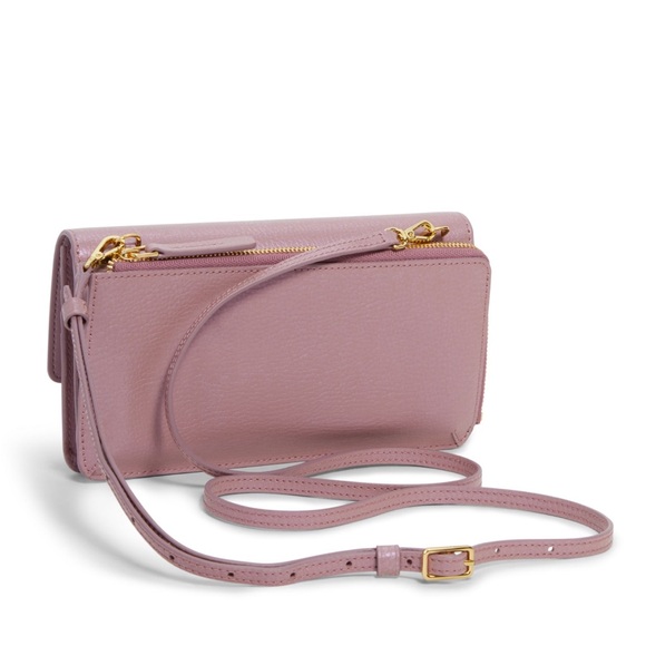 TUMI Belden Wallet Crossbody Pearl Pink - Picture 4 of 6